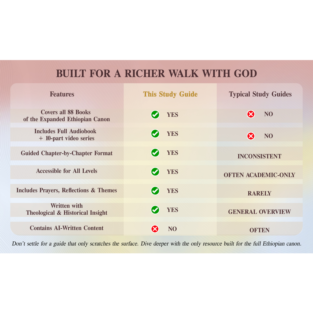 Bundle - The Complete Ethiopian Bible in English and The Definitive Ethiopian Bible Study Guide