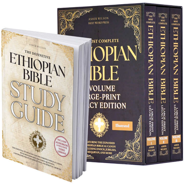 Bundle - The Most Complete Ethiopian Bible, Large-Print Legacy Edition and The Definitive Ethiopian Bible Study Guide