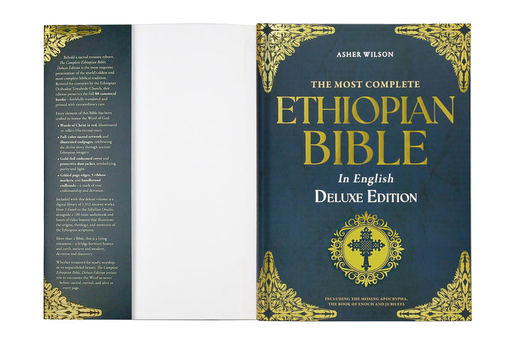 The Most Complete Ethiopian Bible in English, by Asher Wilson: Deluxe Red Letter Edition
