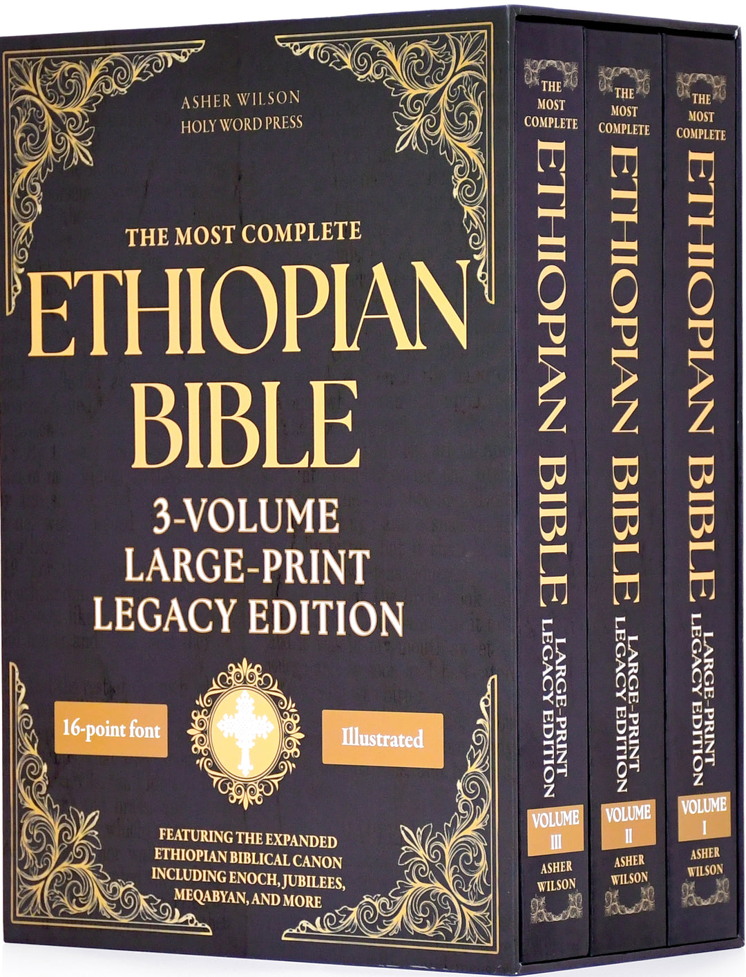 Large-Print Complete Ethiopian Bible in English by Asher Wilson