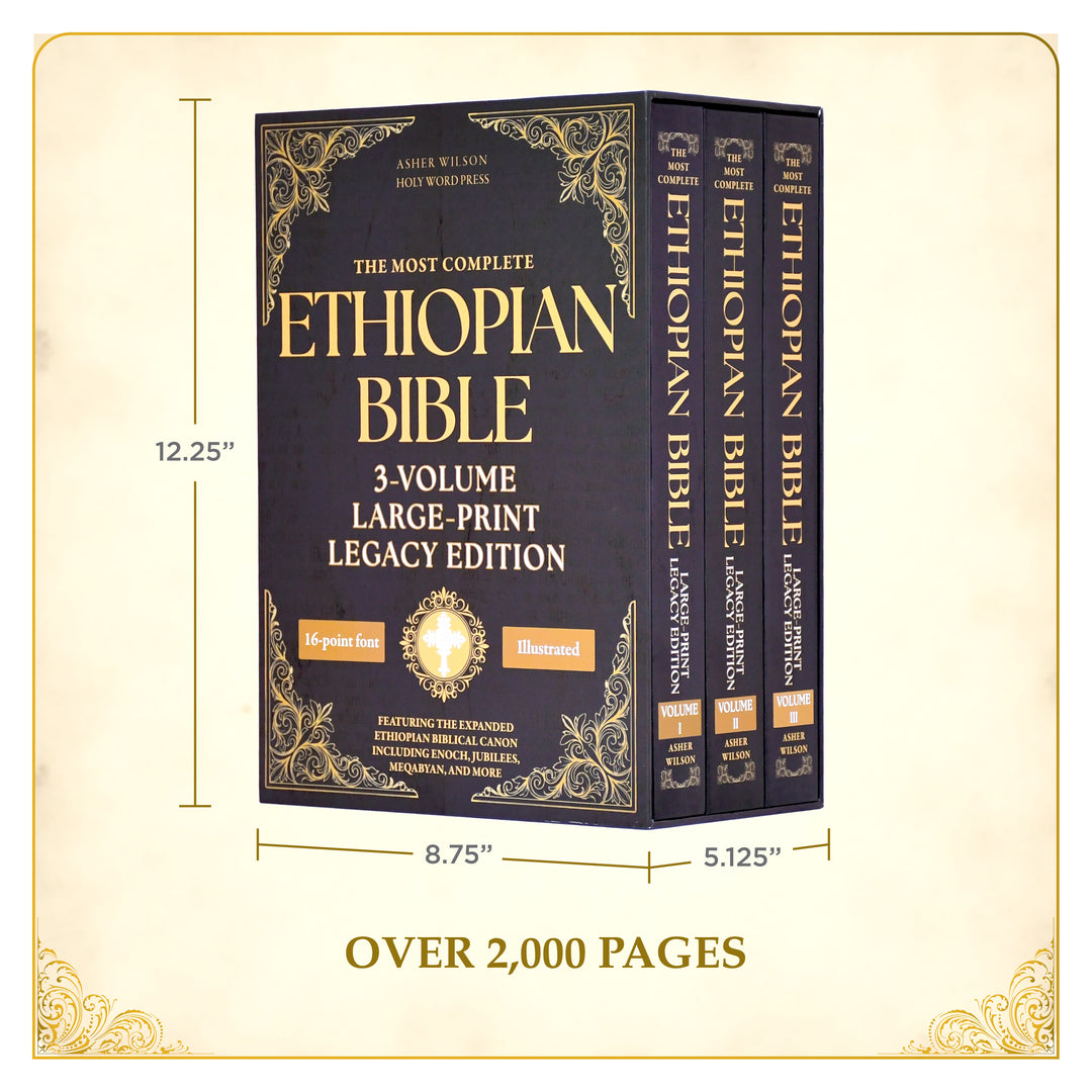 Large Print Legacy Edition, The Complete Ethiopian Bible in English by Asher Wilson