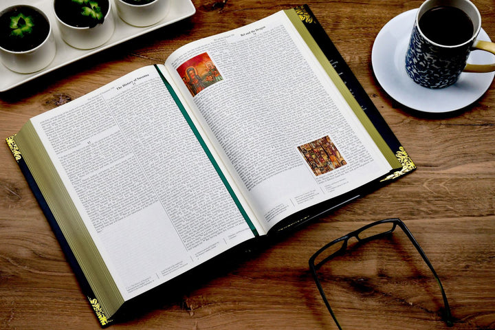 Bundle - The Most Complete Ethiopian Bible in English, by Asher Wilson: Deluxe Red Letter Edition and The Definitive Ethiopian Bible Study Guide