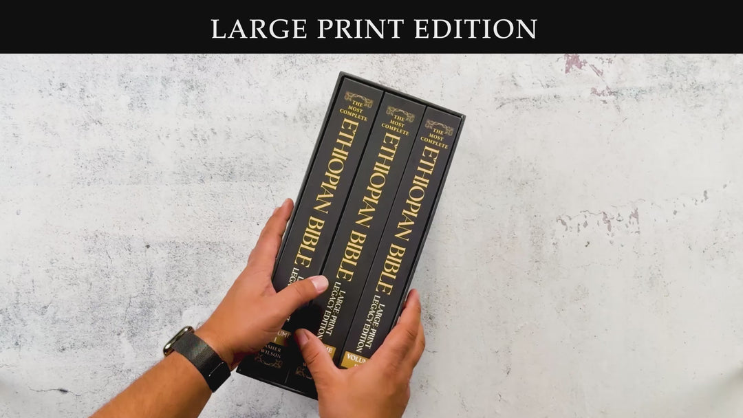 Large Print Legacy Edition, The Complete Ethiopian Bible in English by Asher Wilson